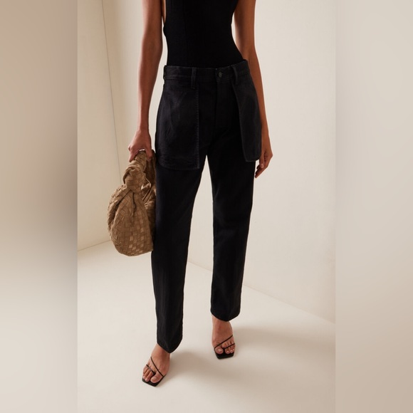 Moda Operandi - Made in Tomboy - Black”kris” High-Rise Straight Leg Denim 26 2 - Picture 5 of 5